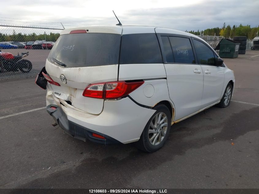 2012 Mazda Mazda5 VIN: JM1CW2CL6C0100802 Lot: 12108603