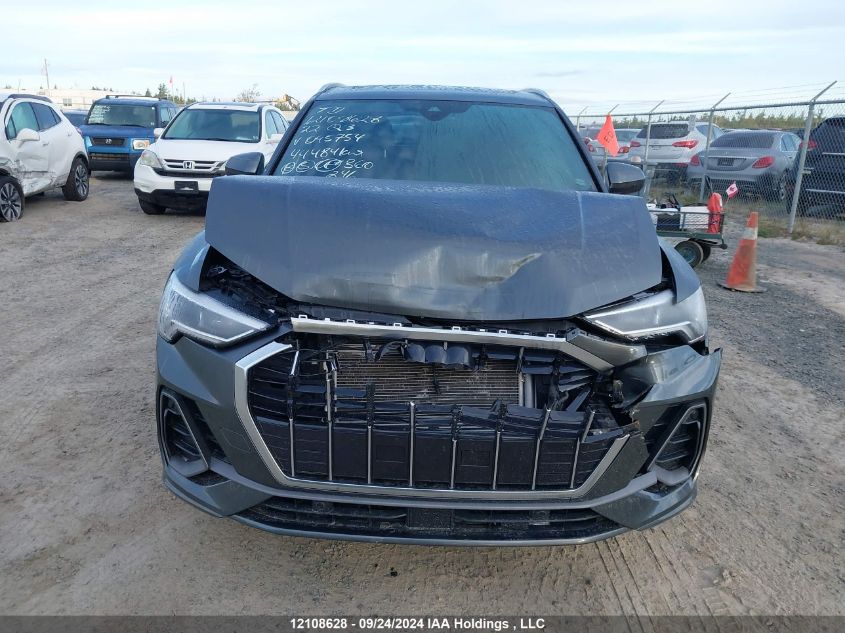 2022 Audi Q3 VIN: WA1FECF34N1095754 Lot: 12108628