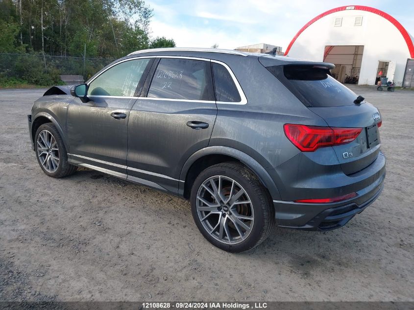 2022 Audi Q3 VIN: WA1FECF34N1095754 Lot: 12108628