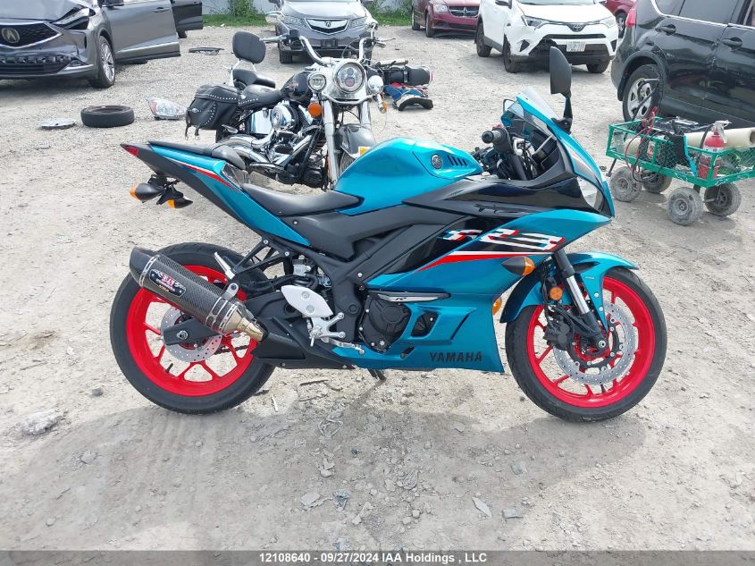2021 Yamaha Yzfr3 A VIN: MH3RH18N3MK002004 Lot: 12108640