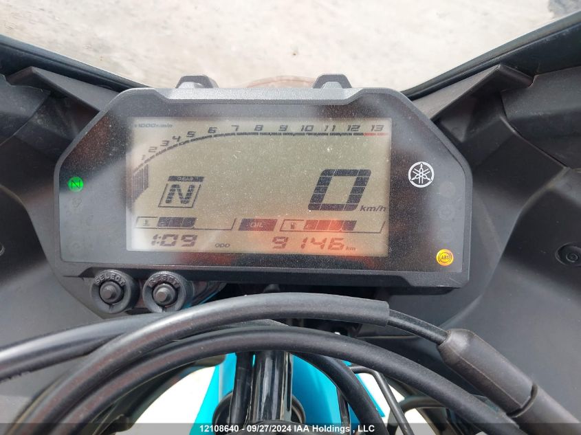 2021 Yamaha Yzfr3 A VIN: MH3RH18N3MK002004 Lot: 12108640