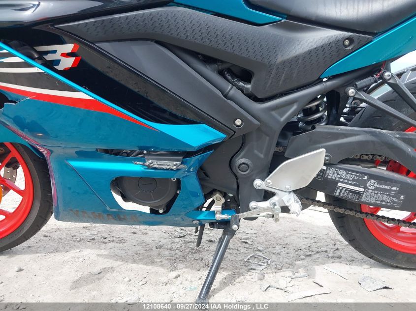 2021 Yamaha Yzfr3 A VIN: MH3RH18N3MK002004 Lot: 12108640