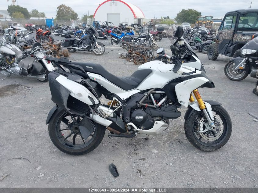 2011 Ducati Multistrada 1200/S Sport VIN: ZDM12BLW4BB008687 Lot: 12108643