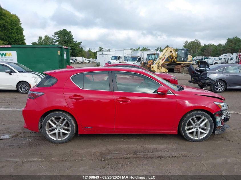 2014 Lexus Ct 200H VIN: JTHKD5BH6E2173562 Lot: 12108649