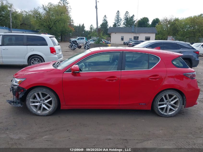 2014 Lexus Ct 200H VIN: JTHKD5BH6E2173562 Lot: 12108649