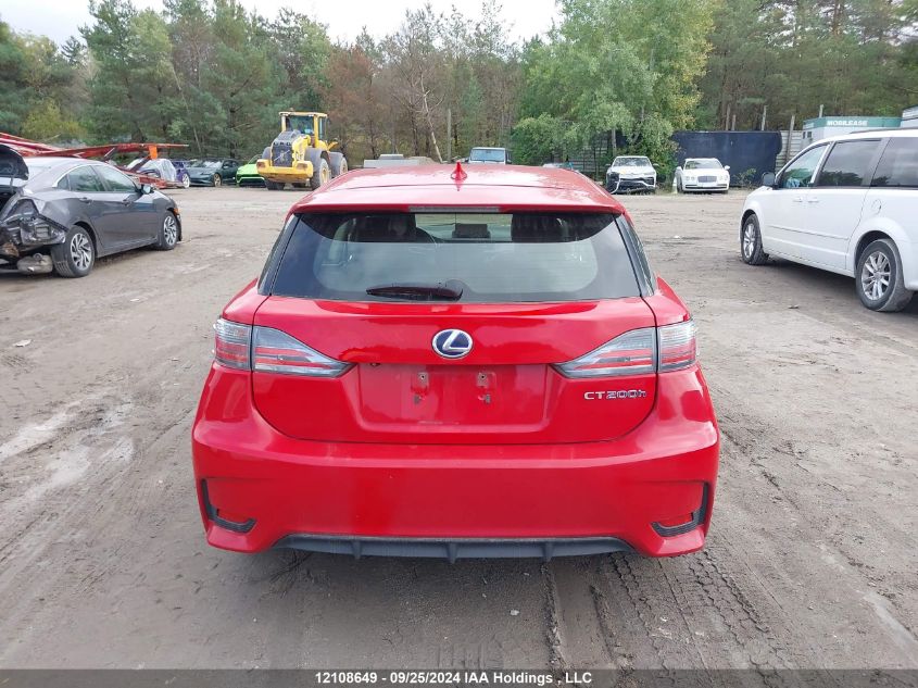 2014 Lexus Ct 200H VIN: JTHKD5BH6E2173562 Lot: 12108649