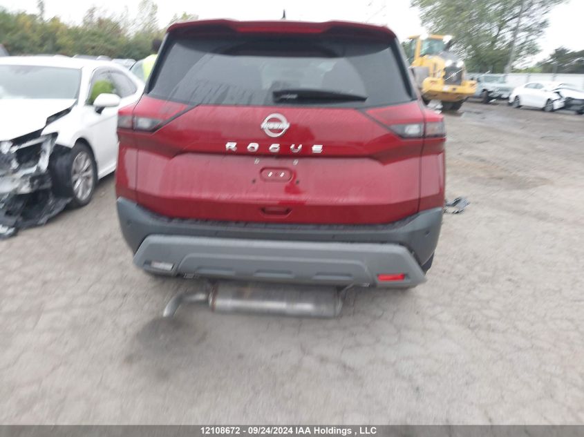 2022 Nissan Rogue S VIN: 5N1AT3AA1NC681792 Lot: 12108672