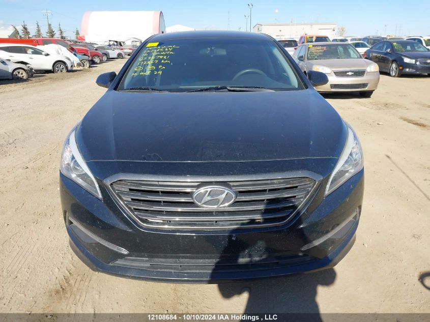 2016 Hyundai Sonata Se VIN: 5NPE24AFXGH267881 Lot: 12108684