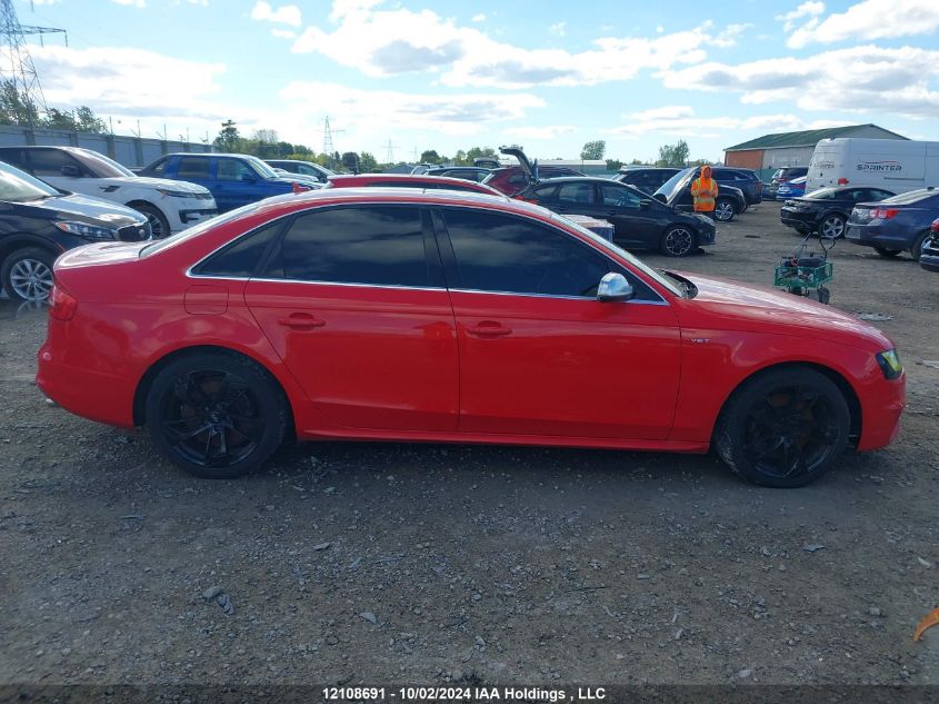 2014 Audi S4 VIN: WAUFGCFL2EA066220 Lot: 12108691