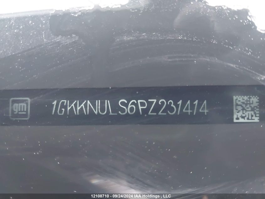 2023 GMC Acadia 4X4 VIN: 1GKKNULS6PZ231414 Lot: 12108710