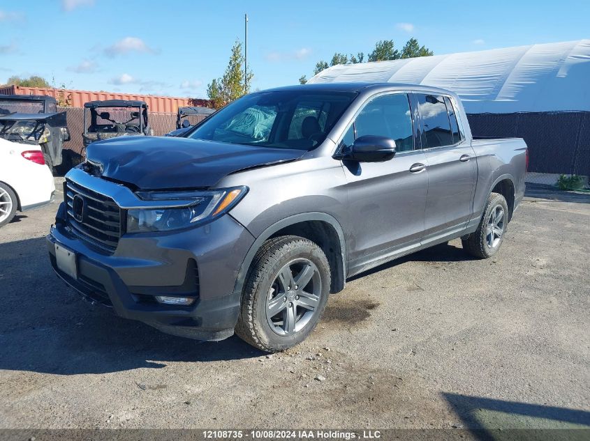 2022 Honda Ridgeline VIN: 5FPYK3F78NB502323 Lot: 12108735