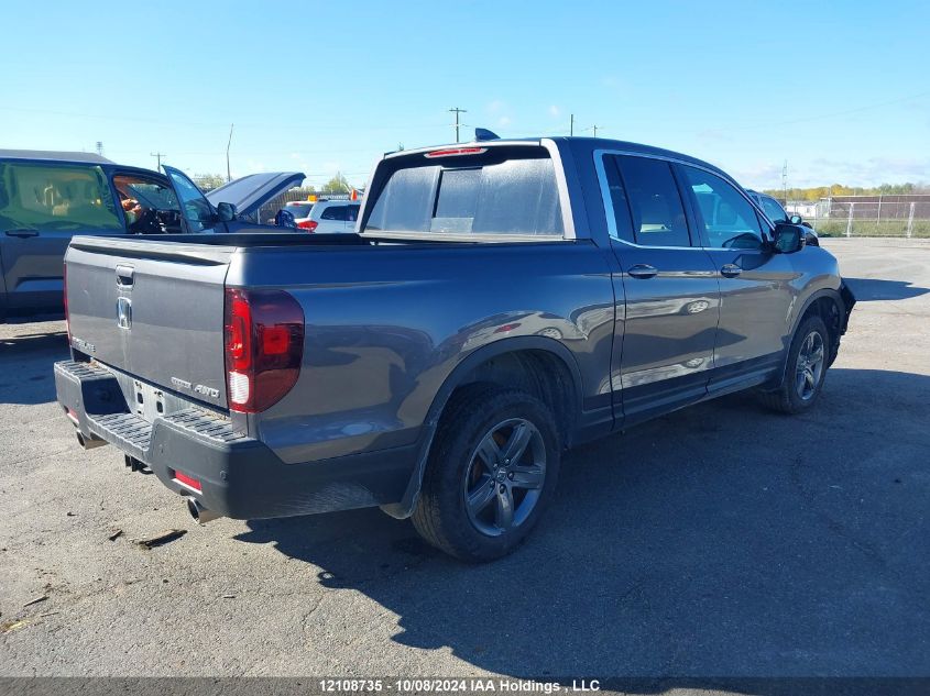 2022 Honda Ridgeline VIN: 5FPYK3F78NB502323 Lot: 12108735