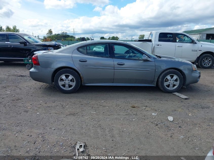 2008 Pontiac Grand Prix VIN: 2G2WP552X81192819 Lot: 12108762