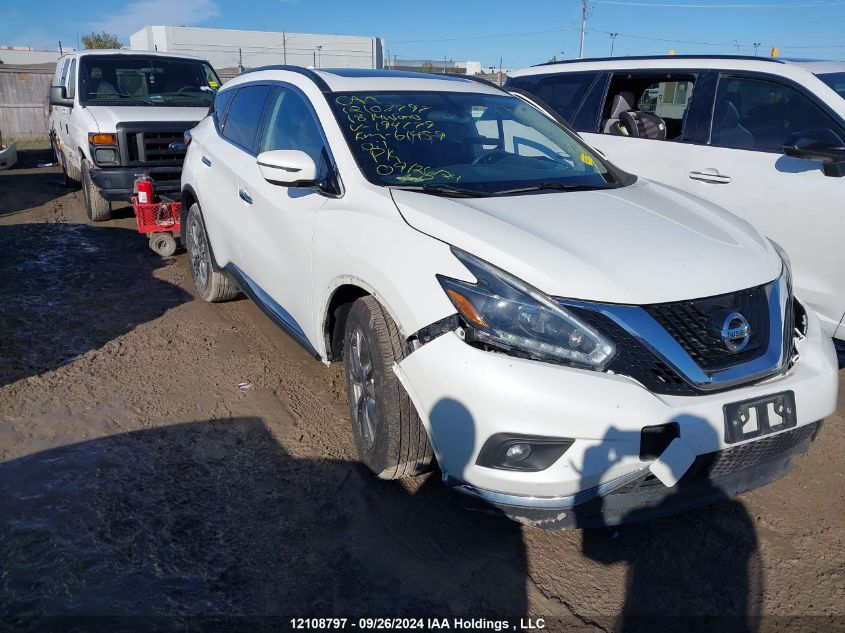 2018 Nissan Murano S/Sl/Sv/Platinum VIN: 5N1AZ2MH6JN194779 Lot: 12108797