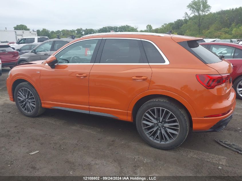 2020 Audi Q3 VIN: WA1EECF32L1028143 Lot: 12108802