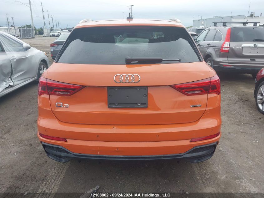 2020 Audi Q3 VIN: WA1EECF32L1028143 Lot: 12108802