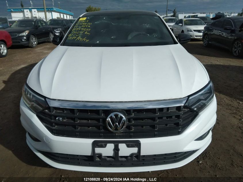 2019 Volkswagen Jetta Sel VIN: 3VWE57BU1KM159834 Lot: 12108820