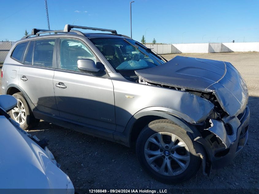 2010 BMW X3 VIN: WBXPC7C49AWE53602 Lot: 12108849