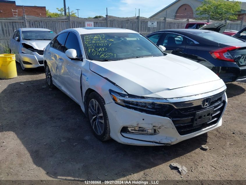 1HGCV3F94LA800287 2020 Honda Accord Touring Hybrid