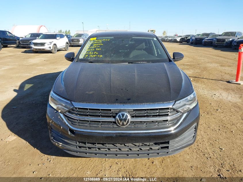 2022 Volkswagen Jetta VIN: 3VWCM7BU1NM030510 Lot: 12108869