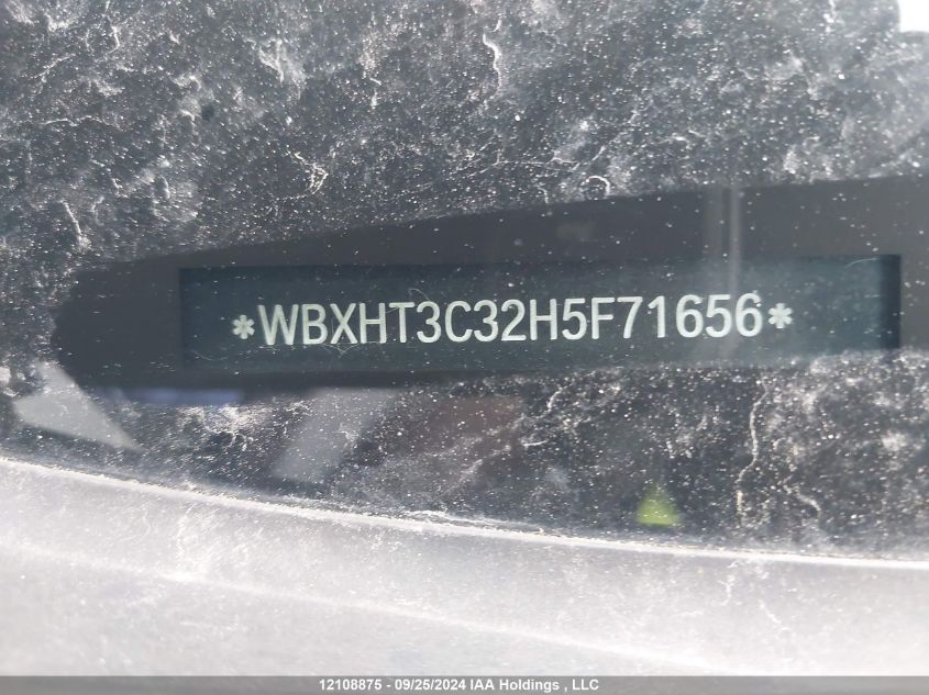 2017 BMW X1 xDrive28I VIN: WBXHT3C32H5F71656 Lot: 12108875