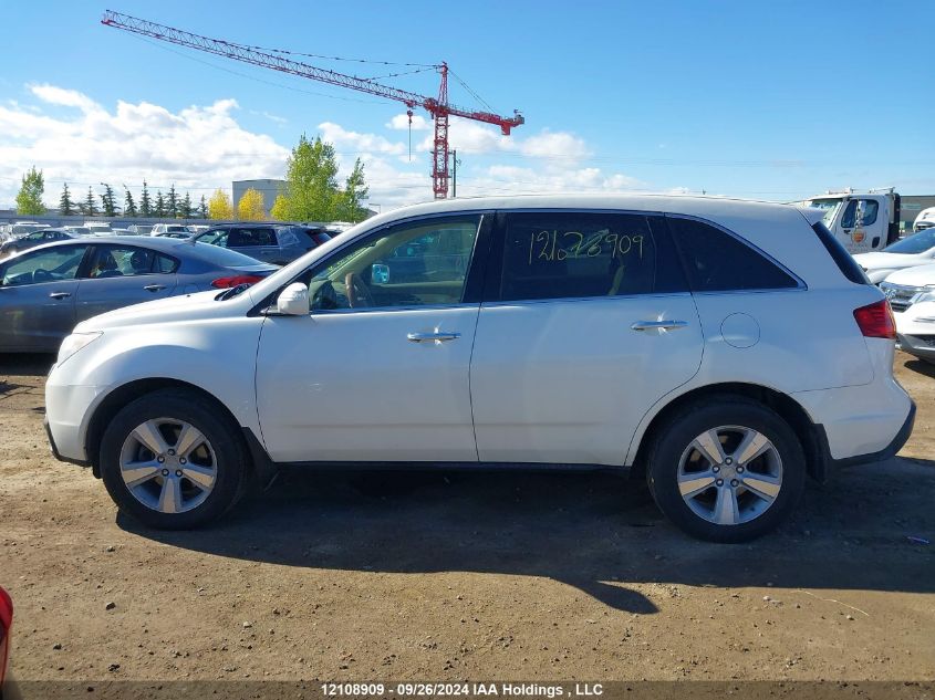 2011 Acura Mdx VIN: 2HNYD2H61BH001002 Lot: 12108909