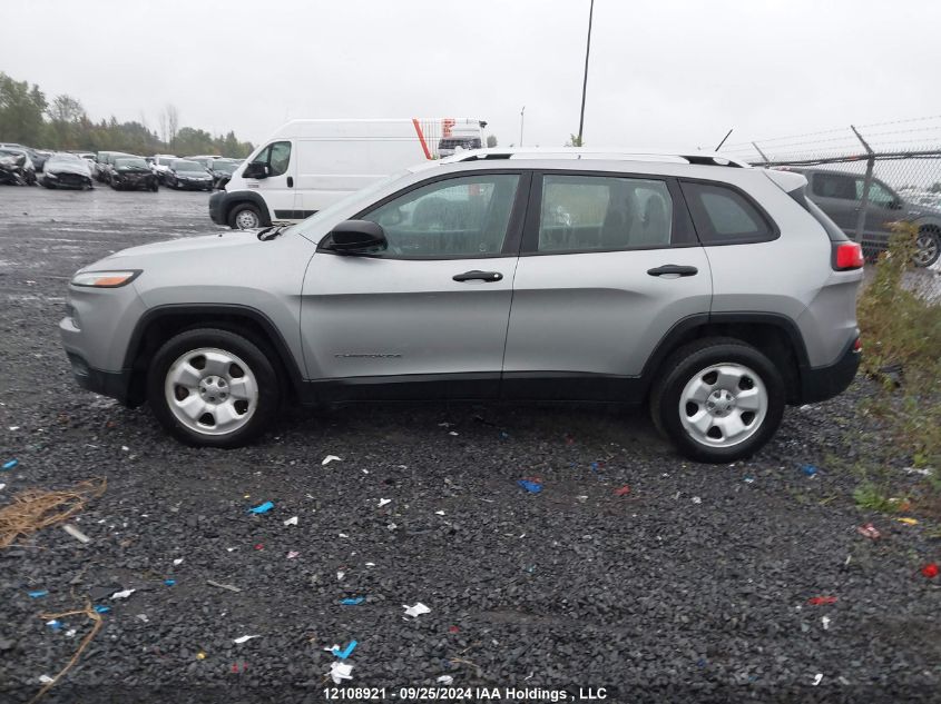 1C4PJLABXFW589447 2015 Jeep Cherokee Sport