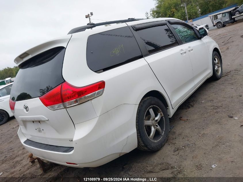 2011 Toyota Sienna Le VIN: 5TDKK3DC6BS136450 Lot: 12108979