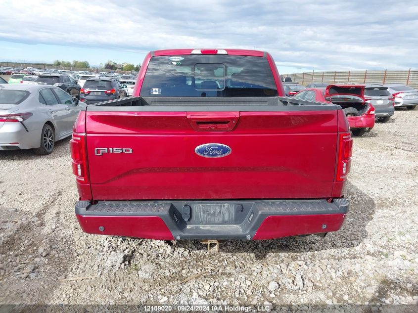 2015 Ford F-150 Lariat VIN: 1FTEW1EG7FFB74038 Lot: 12109020