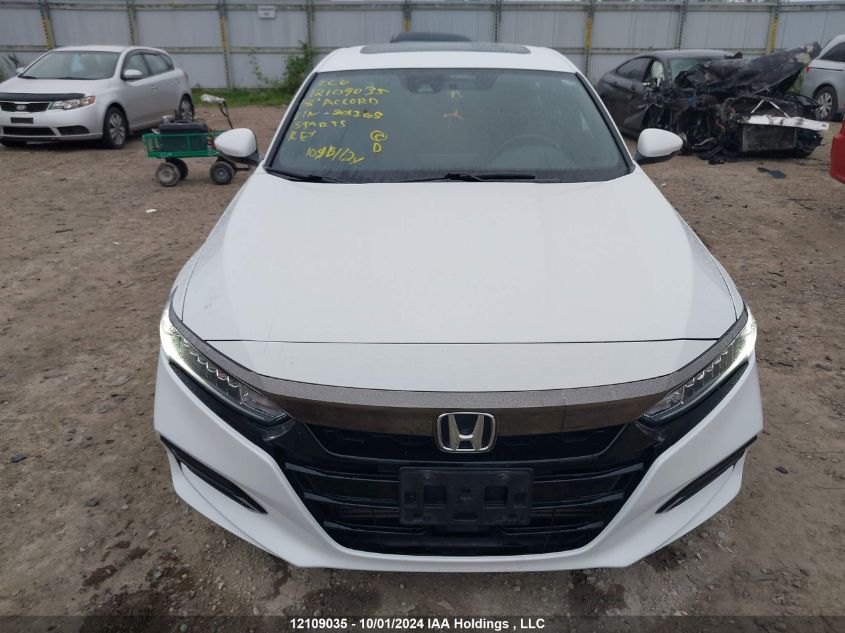 1HGCV1F37JA801365 2018 Honda Accord Sedan