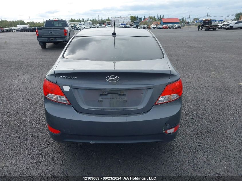 2013 Hyundai Accent VIN: KMHCT4AEXDU375491 Lot: 12109089