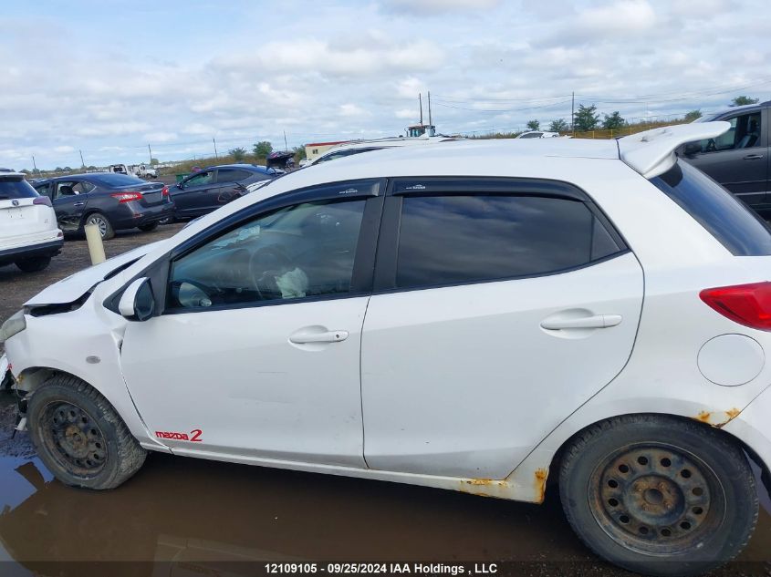 2011 Mazda Mazda2 VIN: JM1DE1HY8B0103401 Lot: 12109105