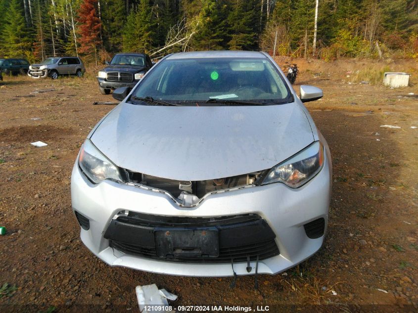 2014 Toyota Corolla L/Le/Le Pls/Prm/S/S Pls VIN: 2T1BURHE3EC222045 Lot: 12109108