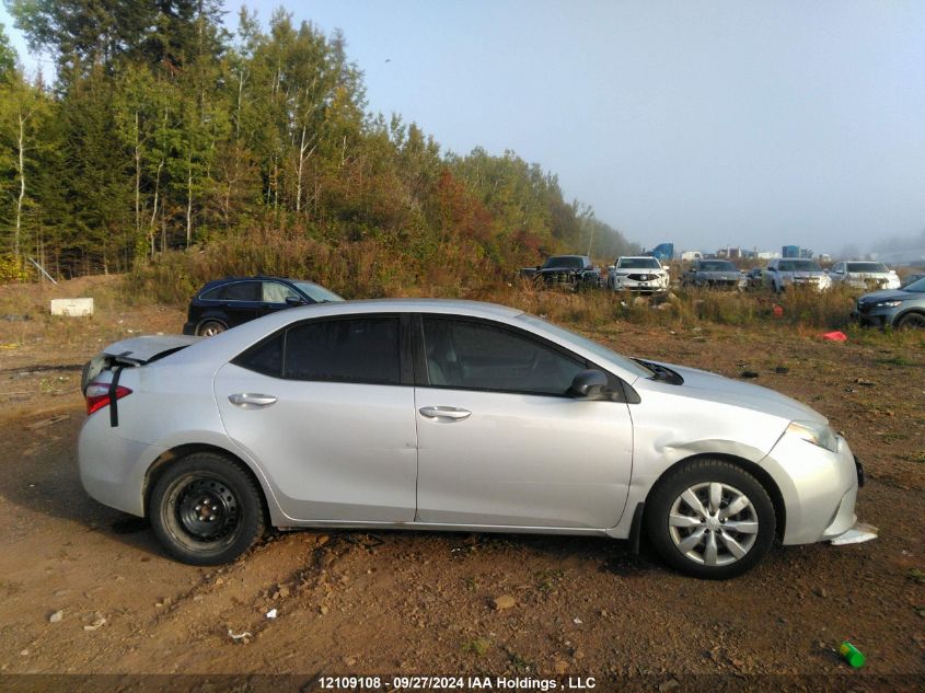 2014 Toyota Corolla L/Le/Le Pls/Prm/S/S Pls VIN: 2T1BURHE3EC222045 Lot: 12109108