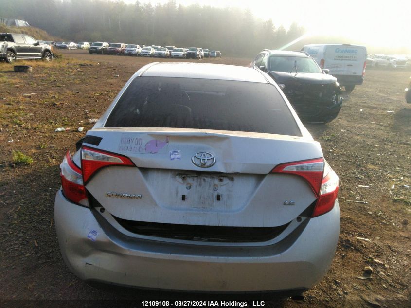 2014 Toyota Corolla L/Le/Le Pls/Prm/S/S Pls VIN: 2T1BURHE3EC222045 Lot: 12109108