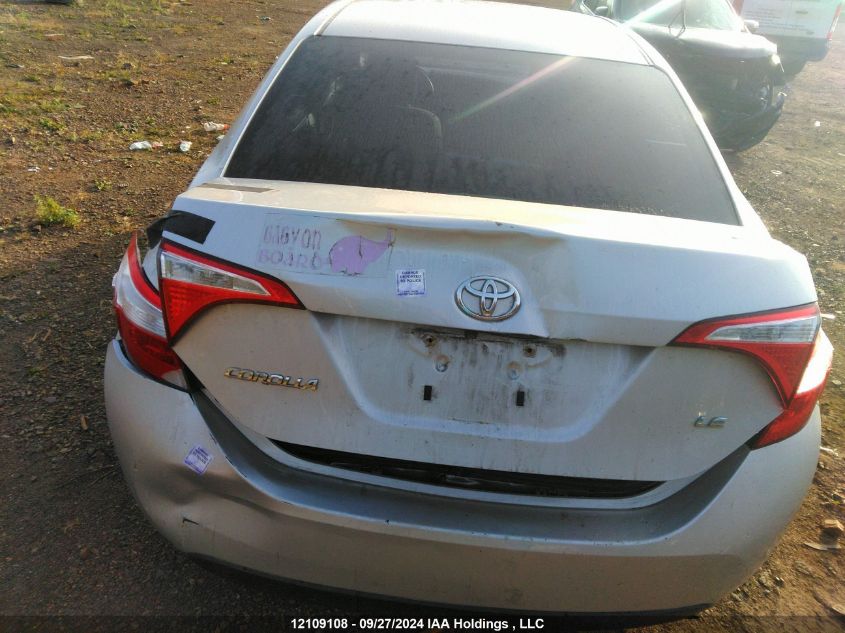 2014 Toyota Corolla L/Le/Le Pls/Prm/S/S Pls VIN: 2T1BURHE3EC222045 Lot: 12109108