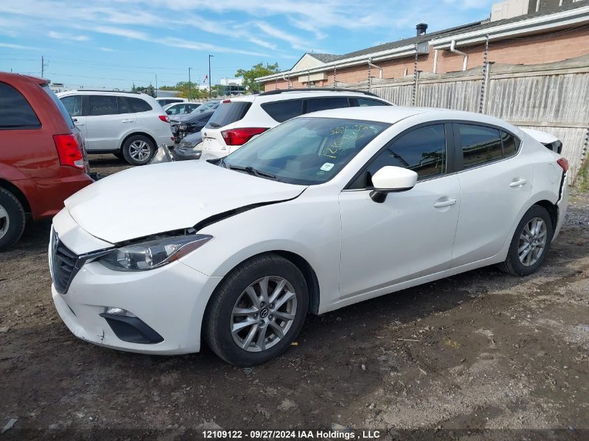 2014 Mazda 3 Touring VIN: JM1BM1V72E1166322 Lot: 12109122