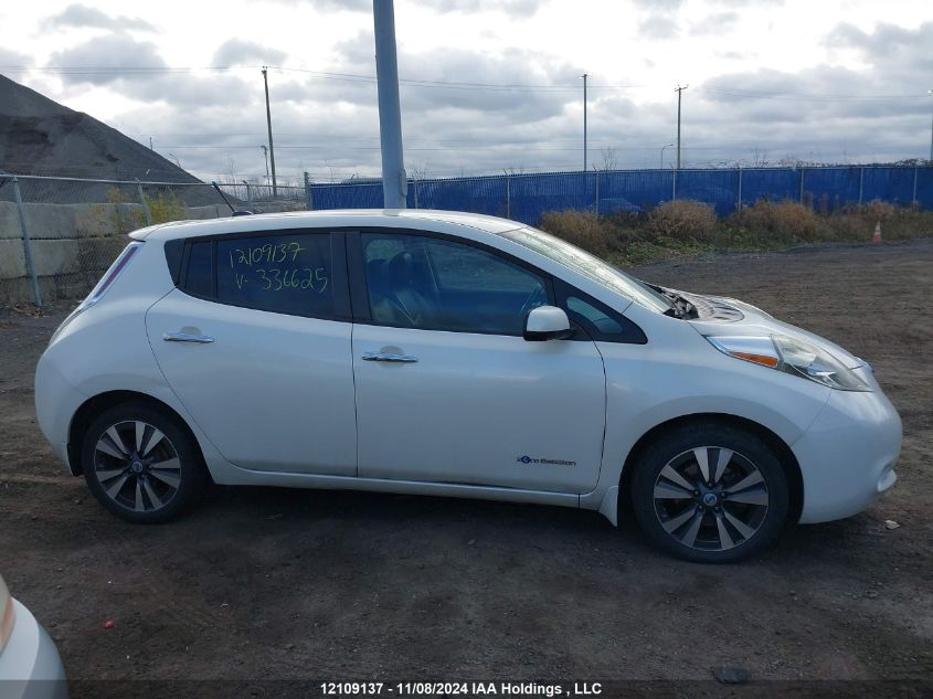 2014 Nissan Leaf S/Sv/Sl VIN: 1N4AZ0CPXEC336625 Lot: 12109137