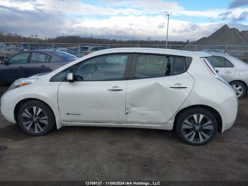 2014 Nissan Leaf S/Sv/Sl VIN: 1N4AZ0CPXEC336625 Lot: 12109137