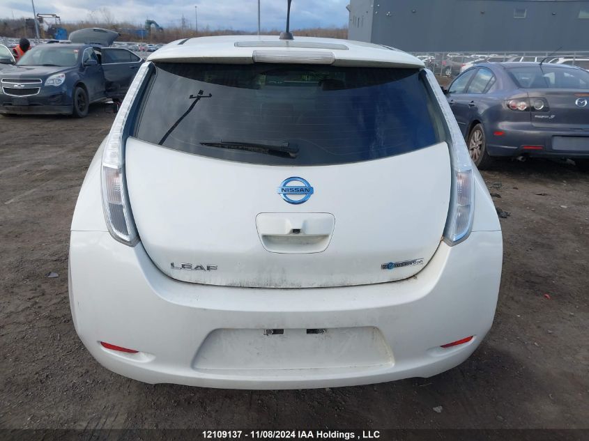 2014 Nissan Leaf S/Sv/Sl VIN: 1N4AZ0CPXEC336625 Lot: 12109137