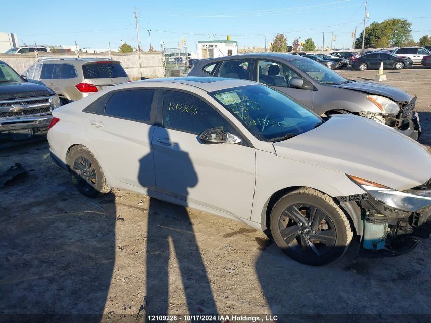 2022 Hyundai Elantra Preferred Ivt With Sun And Tech Package VIN: KMHLM4AG4NU350487 Lot: 12109228