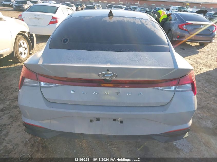 2022 Hyundai Elantra Preferred Ivt With Sun And Tech Package VIN: KMHLM4AG4NU350487 Lot: 12109228