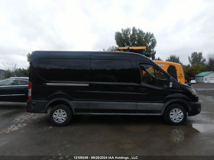 2023 Ford Transit 150 Medium Roof VIN: 1FTBW9CK7PKB56141 Lot: 12109249