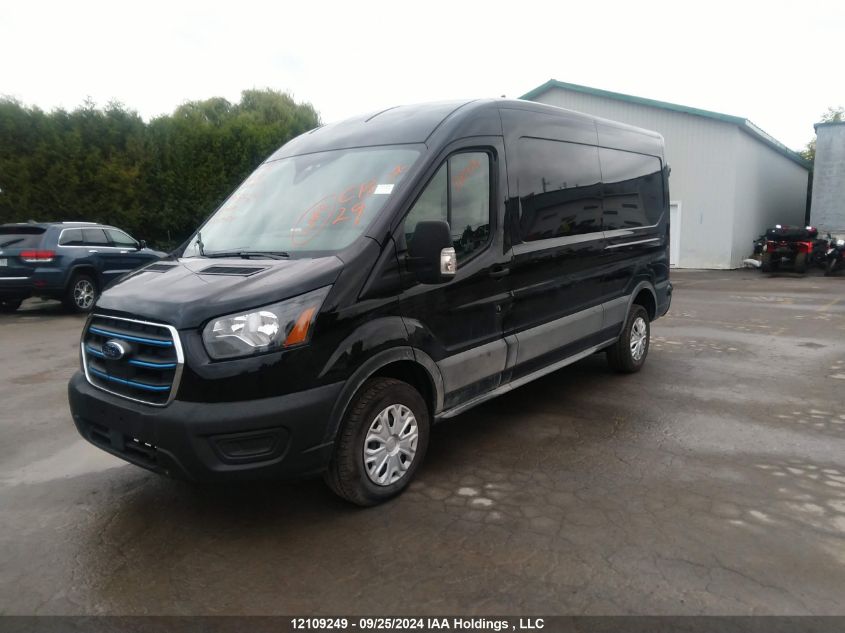 2023 Ford Transit 150 Medium Roof VIN: 1FTBW9CK7PKB56141 Lot: 12109249