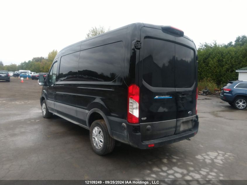 2023 Ford Transit 150 Medium Roof VIN: 1FTBW9CK7PKB56141 Lot: 12109249