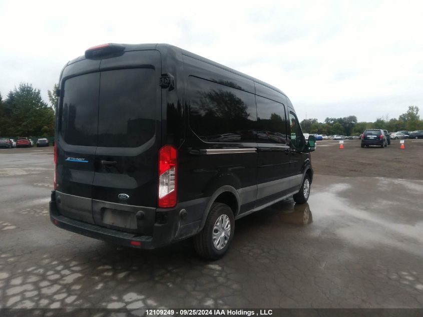 2023 Ford Transit 150 Medium Roof VIN: 1FTBW9CK7PKB56141 Lot: 12109249