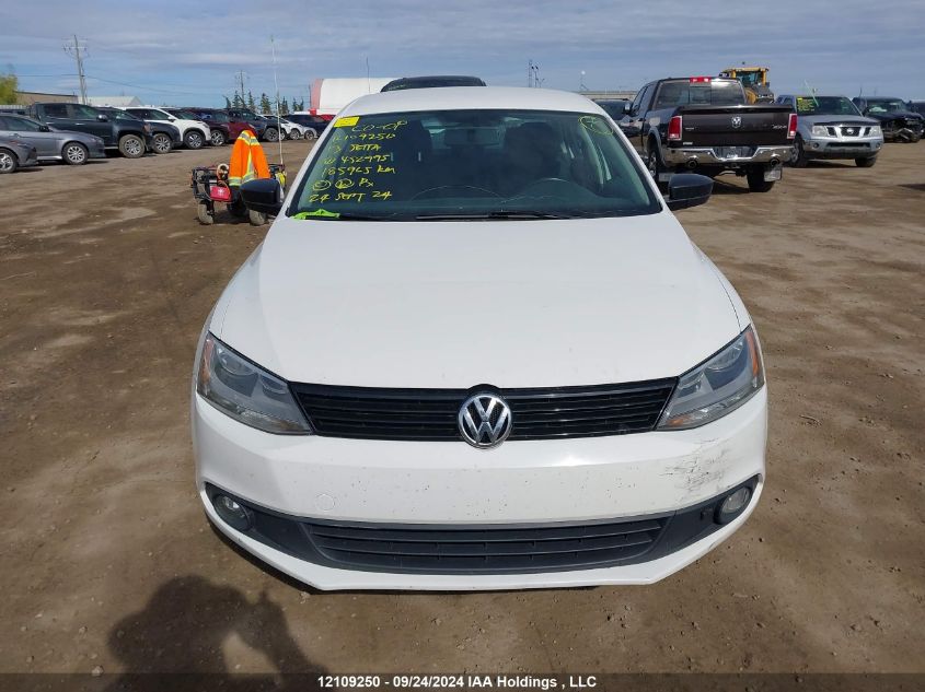 2013 Volkswagen Jetta Sedan VIN: 3VW2K7AJ3DM452995 Lot: 12109250