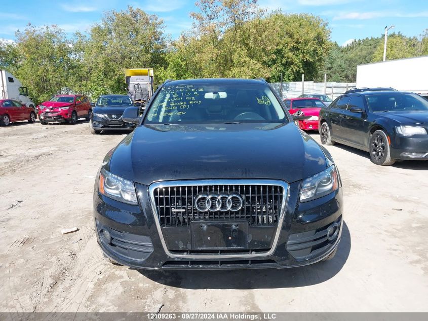 2011 Audi Q5 VIN: WA1LKCFP0BA093185 Lot: 12109263