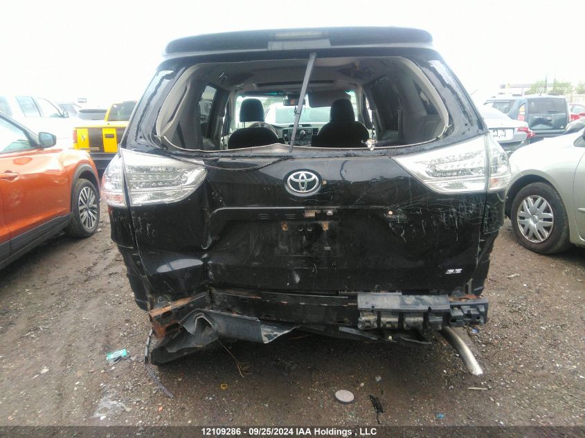 5TDXK3DC6DS316617 2013 Toyota Sienna Se 8 Passenger