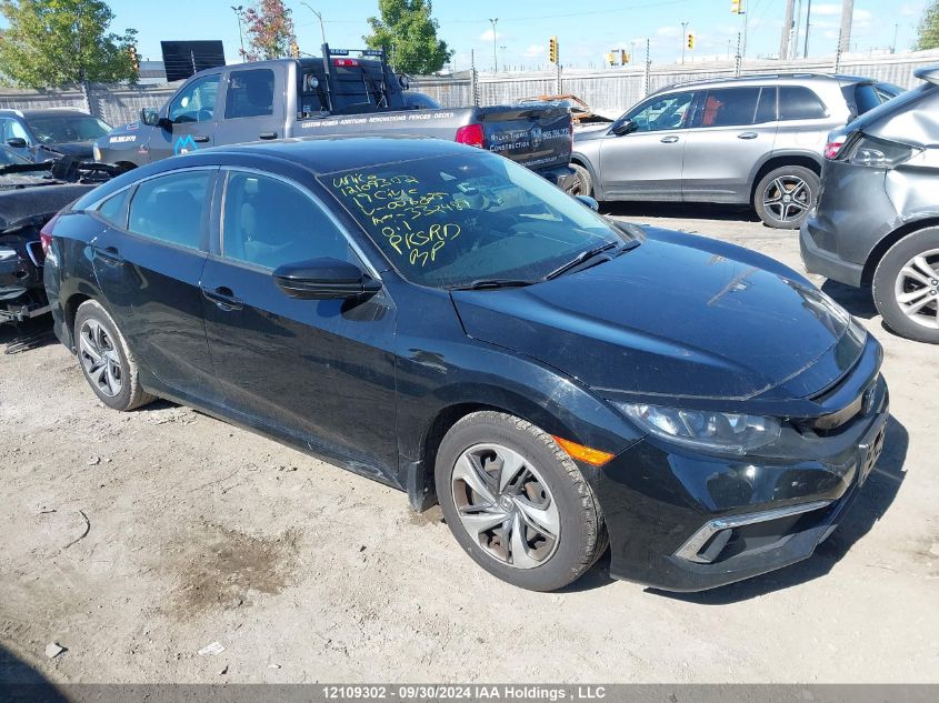 2019 Honda Civic Lx VIN: 2HGFC2F5XKH006825 Lot: 12109302